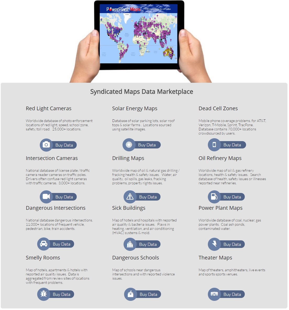 Power Plant Maps Syndicated Maps Data Marketplace